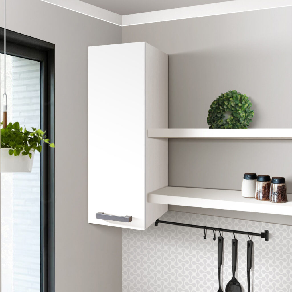 Kitchen Set Kayu Minimalis Modern | Indiana Atas 25cm - Kirana Furniture