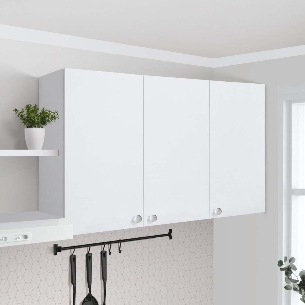 Kitchen Set Kayu Modern Minimalis | Nebraska Atas 3 Pintu – Kirana Furniture
