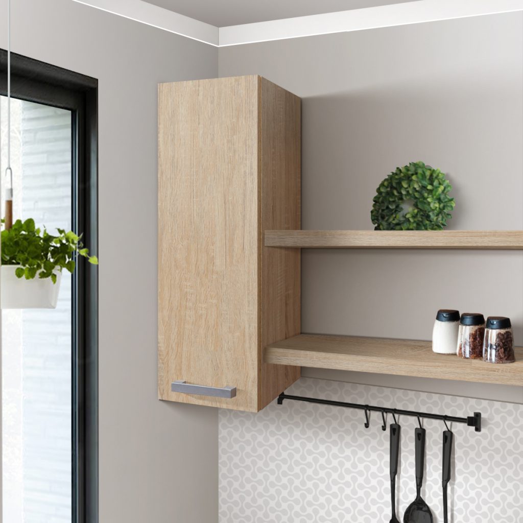 Kitchen Set Kayu Modern Minimalis | Denver Atas 25cm – Kirana Furniture
