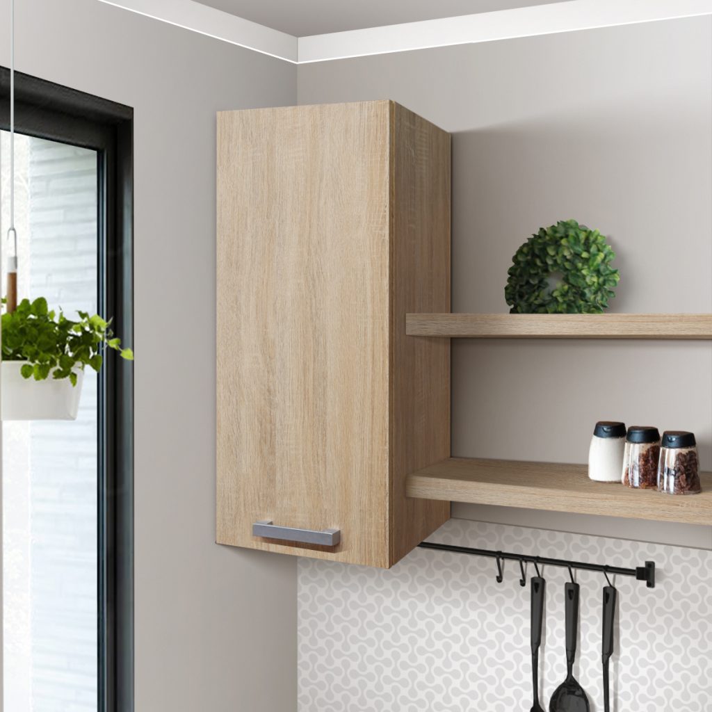 Kitchen Set Kayu Modern Minimalis | Denver Atas 30cm – Kirana Furniture