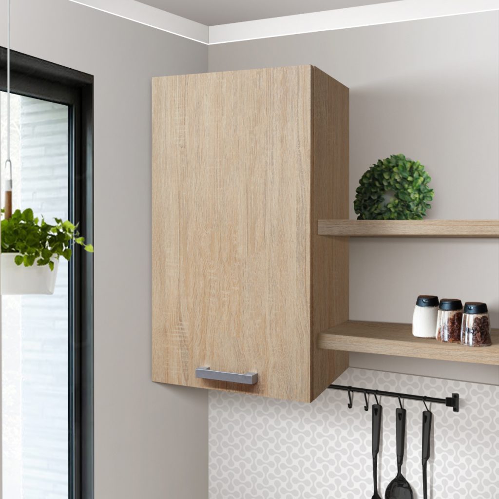 Kitchen Set Kayu Modern Minimalis | Denver Atas 40cm – Kirana Furniture