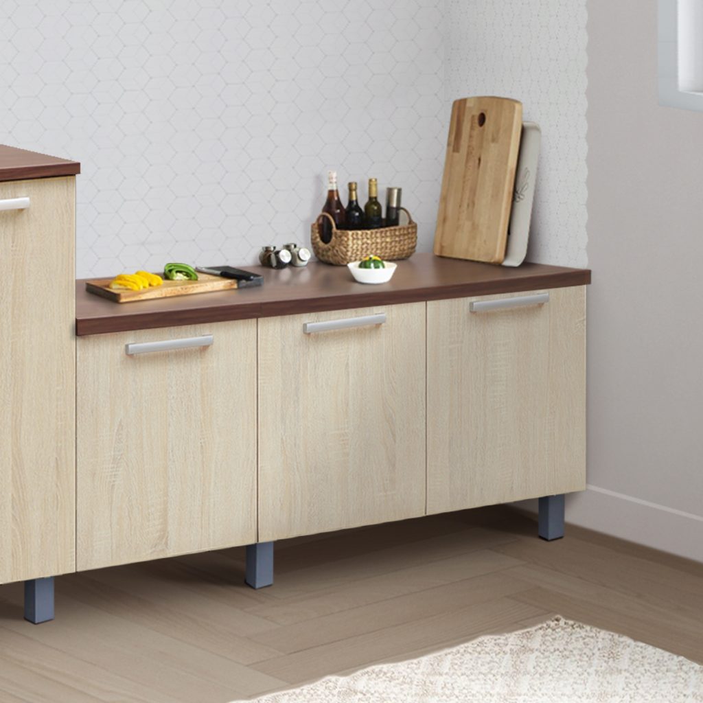 Kitchen Set Kayu Modern Minimalis | Denver Kolong – Kirana Furniture