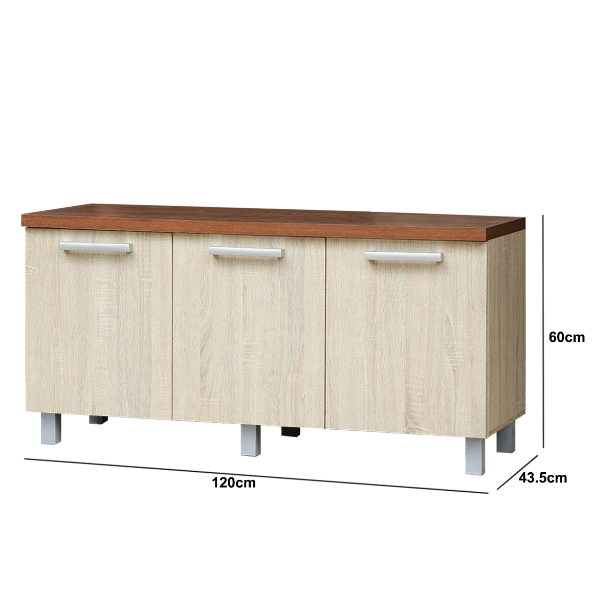Kitchen Set Kayu Modern Minimalis | Denver Kolong – Kirana Furniture - Gambar 2