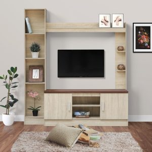 Meja TV Kayu Minimalis Modern | Florida – Kirana Furniture