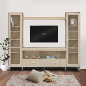 Meja TV Kayu Minimalis Modern | Maryland – Kirana Furniture