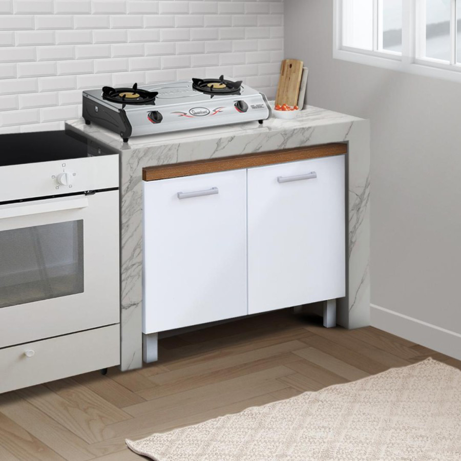 Kitchen Set Kayu Minimalis Modern | Indiana Kolong - Kirana Furniture - Gambar 6