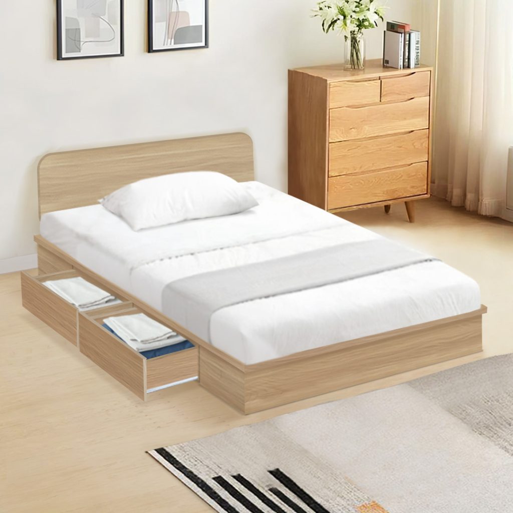 IOWA - Divan / Ranjang (Divan Set 120) Snow Walnut