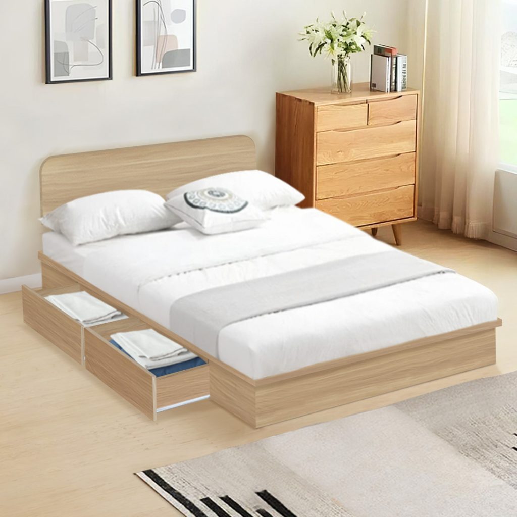 IOWA - Divan / Ranjang (Divan Set 160) Snow Walnut
