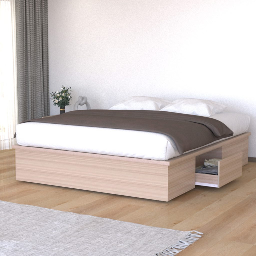 Divan Set Kayu Minimalis Modern | Clay Divan 180 - Kirana Furniture