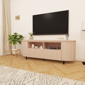 Meja TV Kayu Minimalis Modern | Cardiff – Kirana Furniture