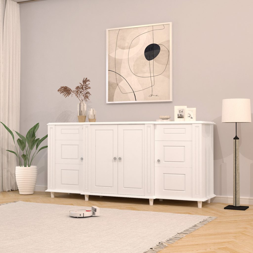 Meja TV Kayu Minimalis Modern | Missouri – Kirana Furniture
