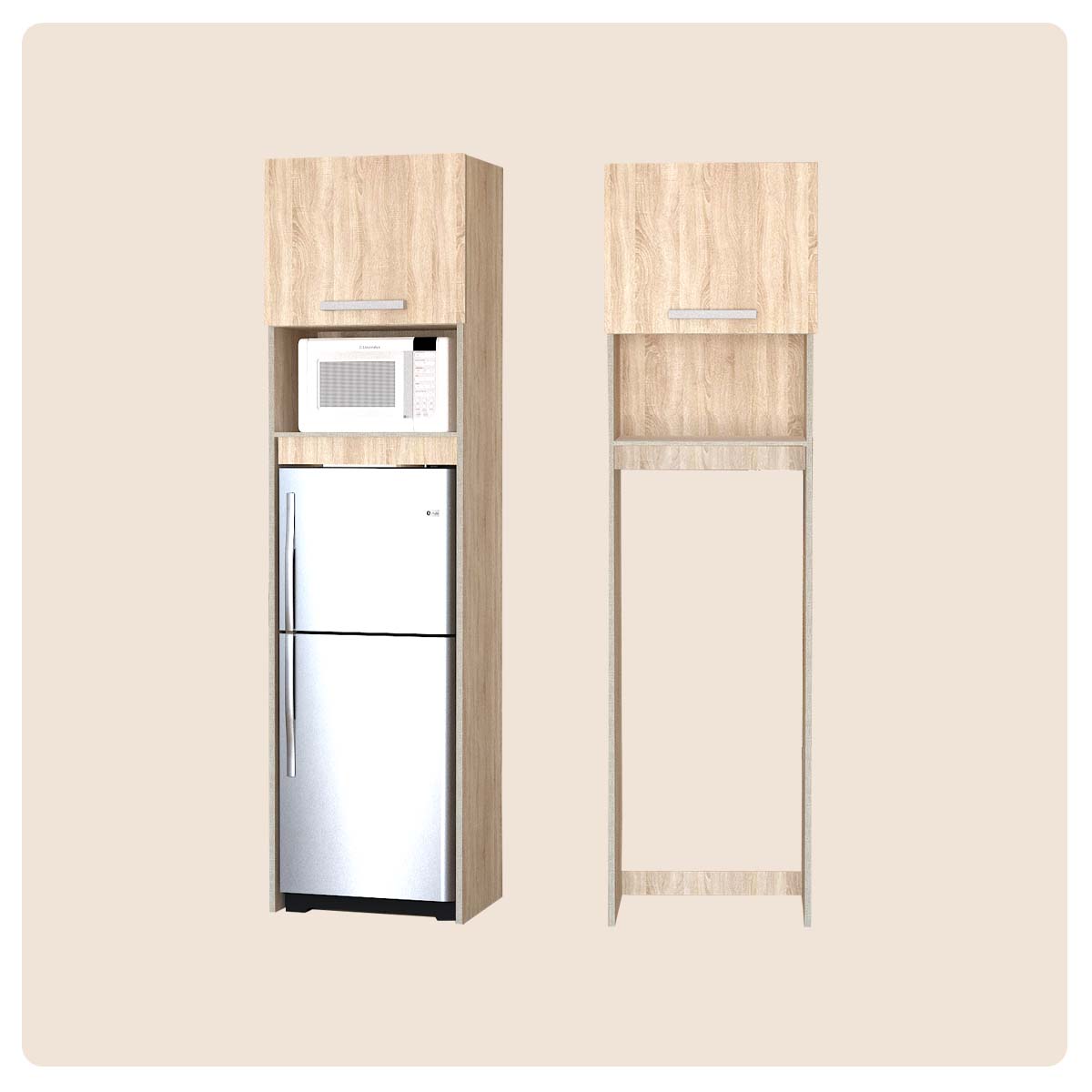 Kitchen Set Kayu Modern Minimalis | Denver Tall – Kirana Furniture - Gambar 3