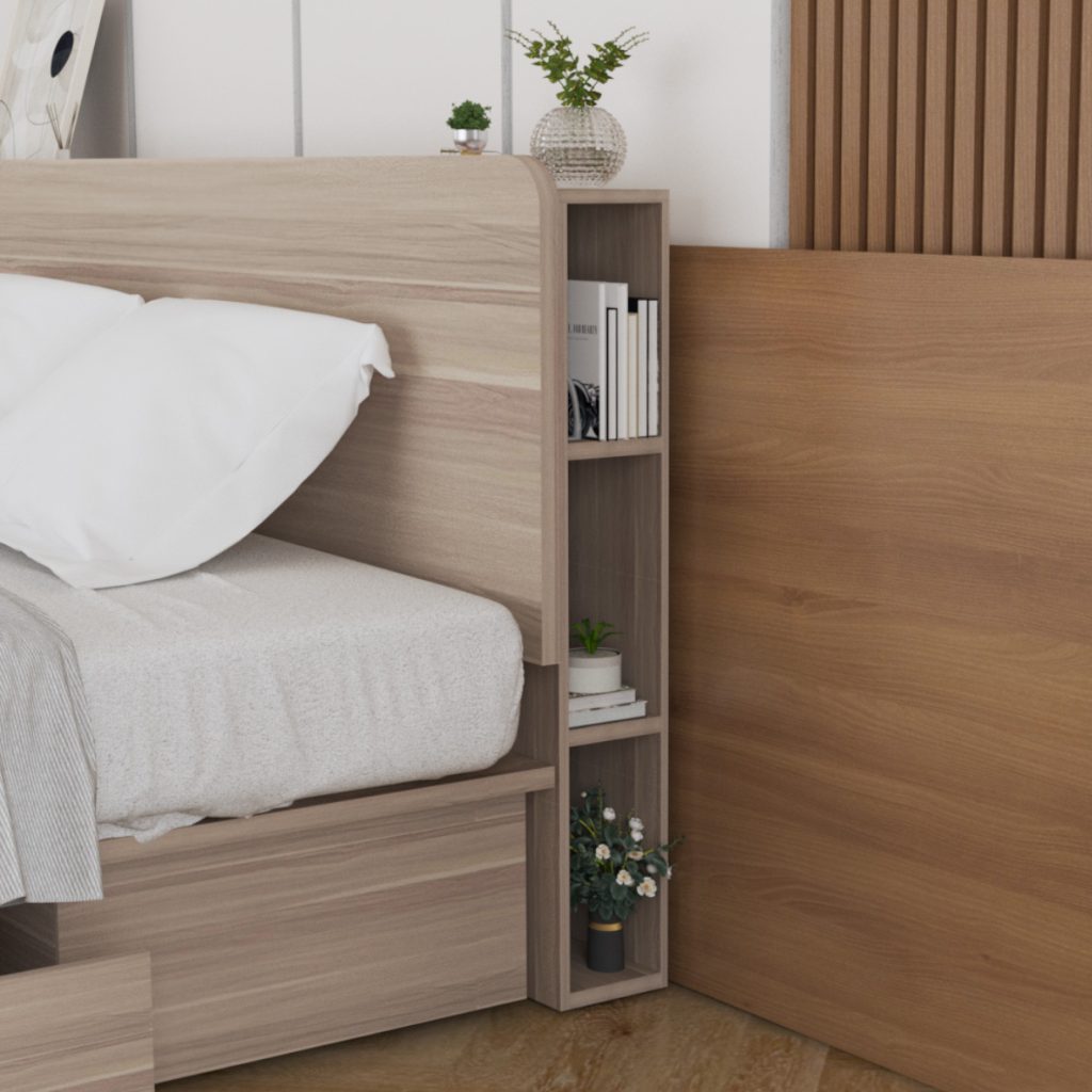 Headboard Kayu Minimalis Modern | Perth - Kirana Furniture