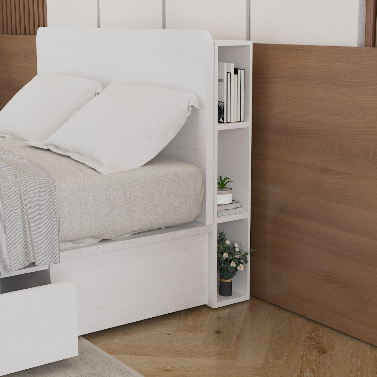 Perth - Headboard Kayu - Gambar 6