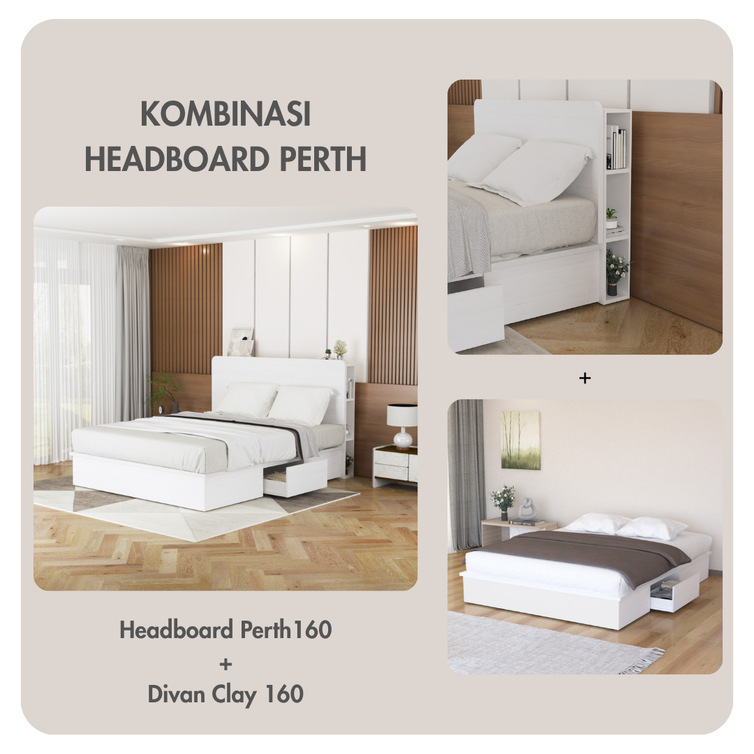 Perth - Headboard Kayu - Gambar 4