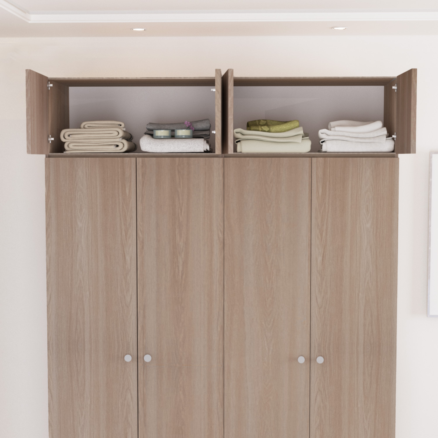 Texas - Lemari Pakaian 4 Pintu - Gambar 5