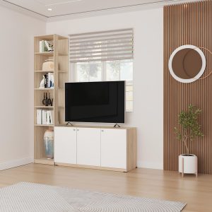 Meja TV Kayu Minimalis Modern | Georgia – Kirana Furniture