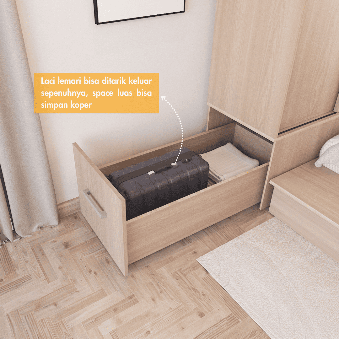 Roma - Set Kamar Tidur - Gambar 6