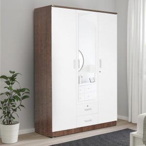 Lemari Pakaian Kayu Minimalis Modern | Arizona Wardrobe – Kirana Furniture