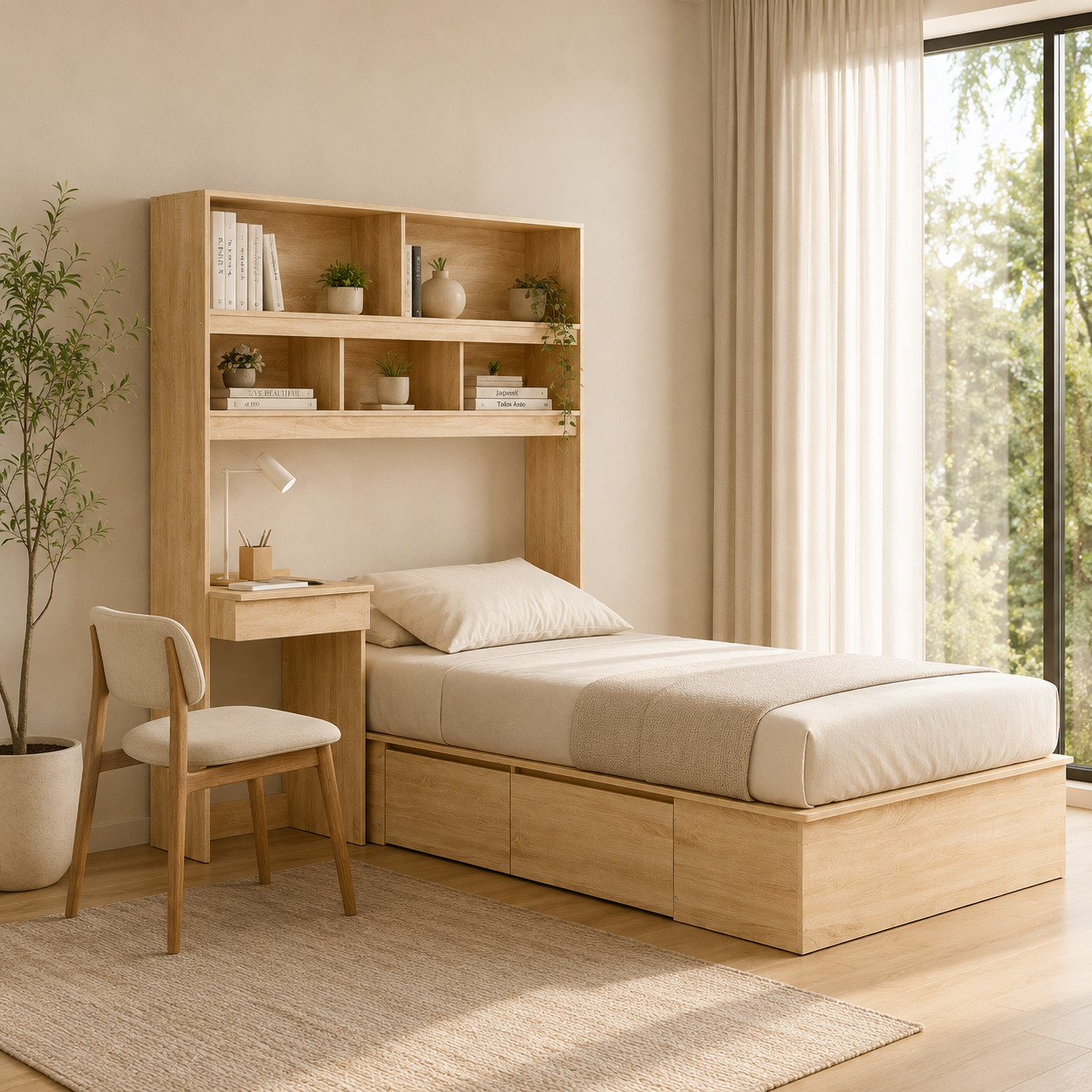 Divan Set Kayu Minimalis Modern | Washington – Kirana Furniture