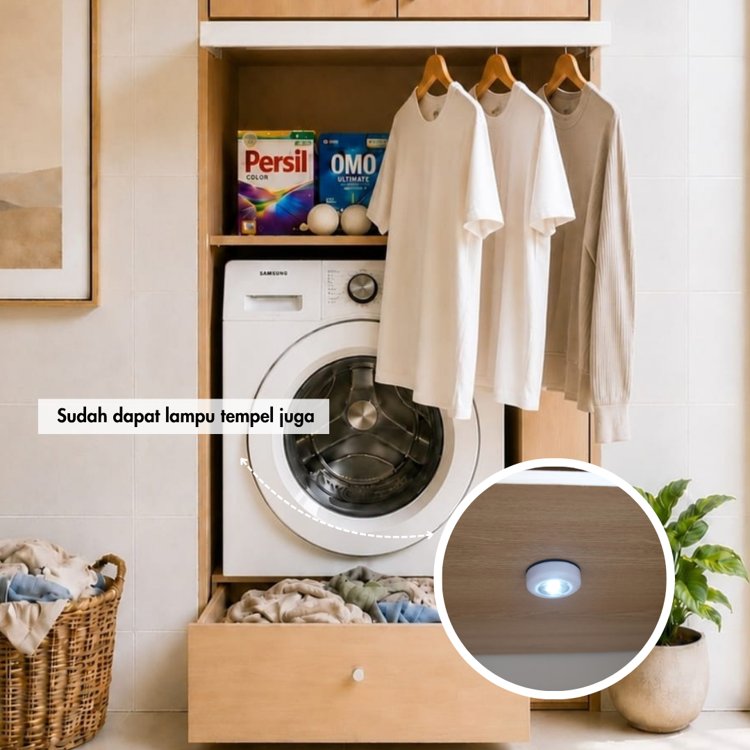 Lemari Laundry Kayu Minimalis Modern | Cordoba - Kirana Furniture - Gambar 5